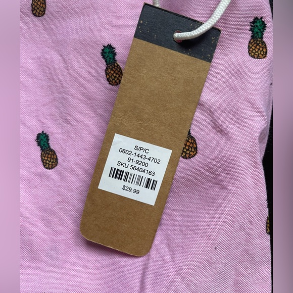 Urban Man short sleeve pineapple button up - Picture 3 of 3